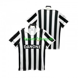 Juventus Turin fußball trikot 1992 Herren Heim Retro 1994 Kurzarm