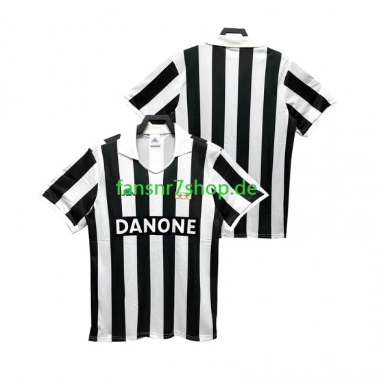 Juventus Turin fußball trikot 1992 Herren Heim Retro 1994 Kurzarm Juventus Turin fußball trikot 1992 Herren Heim Retro 1994 Kurzarm