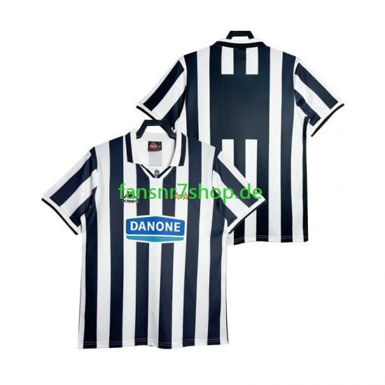 Juventus Turin fußball trikot 1995 Herren Heim Retro 1994 Kurzarm Juventus Turin fußball trikot 1995 Herren Heim Retro 1994 Kurzarm