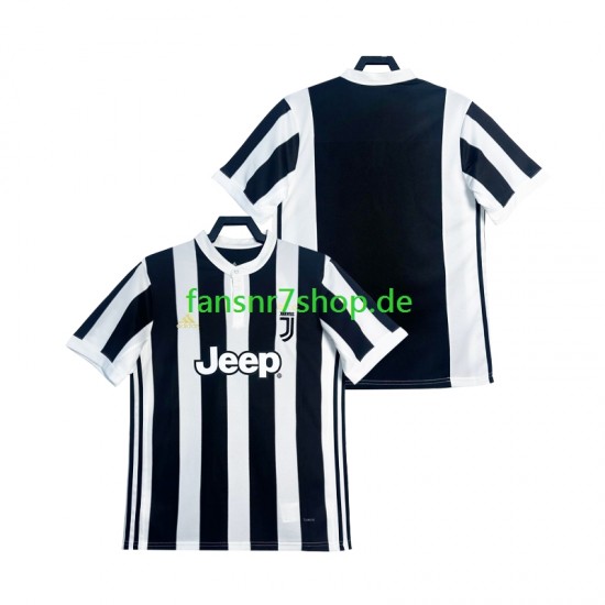 Juventus Turin fußball trikot 2017 2018 Herren Heim Retro Kurzarm