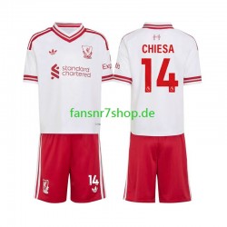 Liverpool fußball trikot Federico Chiesa 14 Kinder Auswärts 2026-2027 Kurzarm