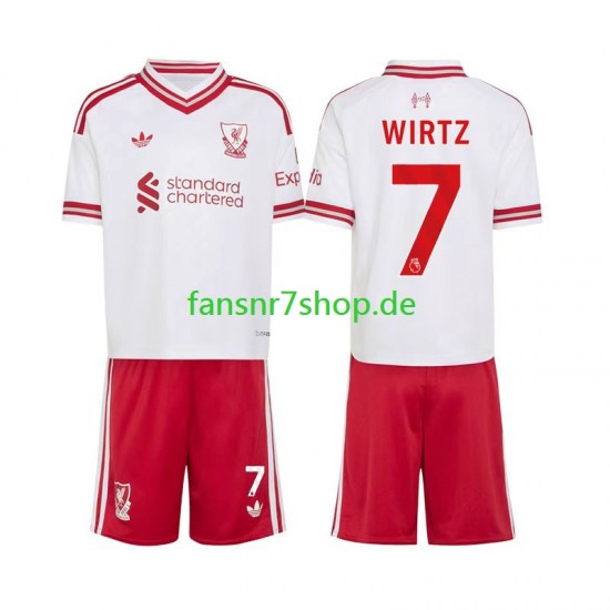 Liverpool fußball trikot Florian Wirtz 7 Kinder Auswärts 2026-2027 Kurzarm
