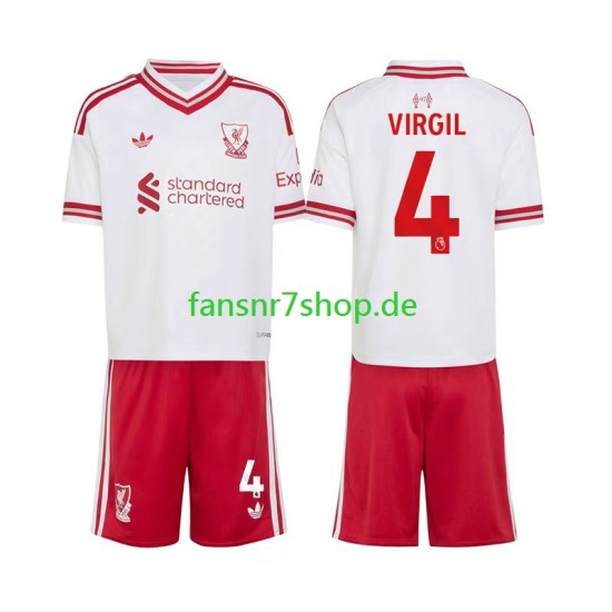 Liverpool fußball trikot Virgil van Dijk 4 Kinder Auswärts 2026-2027 Kurzarm