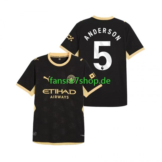 Manchester City fußball trikot Elliot Anderson 5 Herren Auswärts 2026-2027 Kurzarm