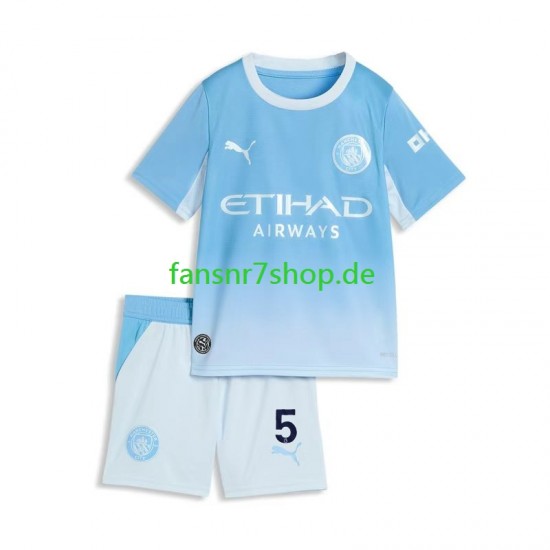 Manchester City fußball trikot Elliot Anderson 5 Kinder Heim 2026-2027 Kurzarm