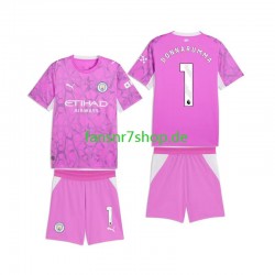 Manchester City fußball trikot Gianluigi Donnarumma 1 Torhüter Kinder Auswärts 2026-2027 Kurzarm
