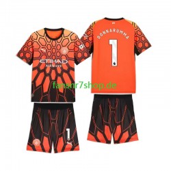 Manchester City fußball trikot Gianluigi Donnarumma 1 Torhüter Kinder Ausweich 2026-2027 Kurzarm