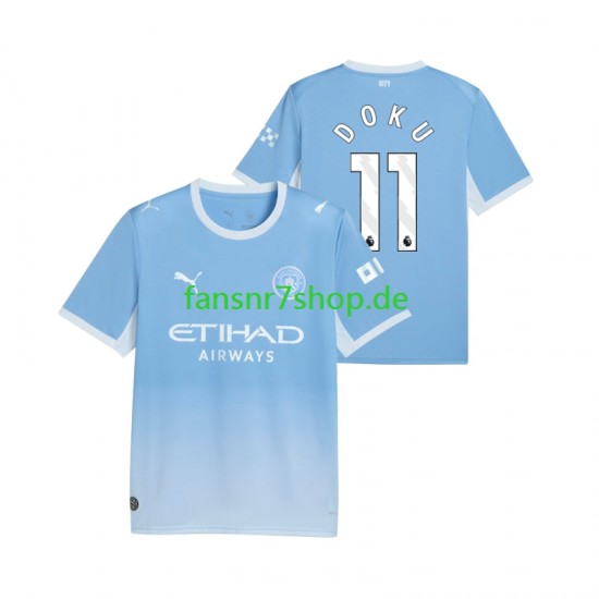 Manchester City fußball trikot Jeremy Doku 11 Herren Heim 2026-2027 Kurzarm