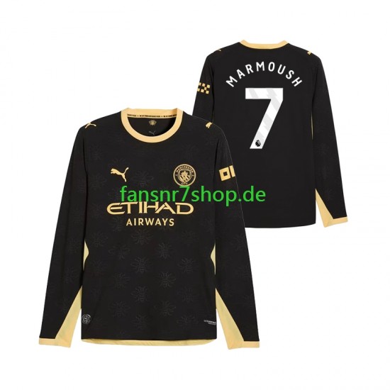 Manchester City fußball trikot Omar Marmoush 7 Herren Auswärts 2026-2027 Langarm
