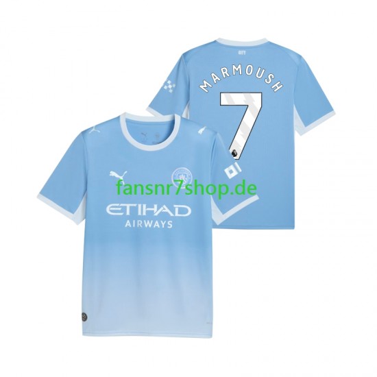 Manchester City fußball trikot Omar Marmoush 7 Herren Heim 2026-2027 Kurzarm