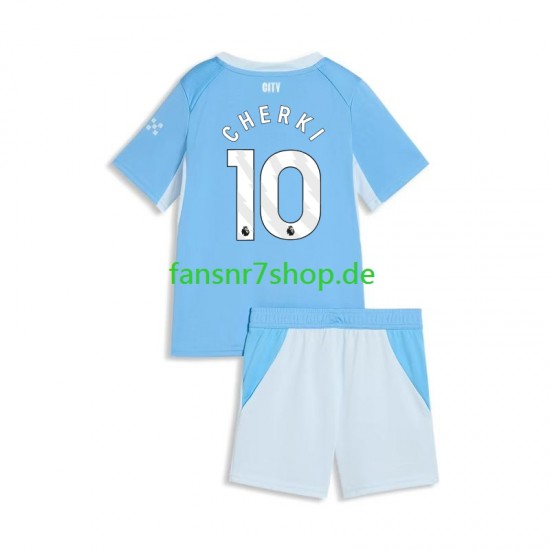 Manchester City fußball trikot Rayan Cherki 10 Kinder Heim 2026-2027 Kurzarm