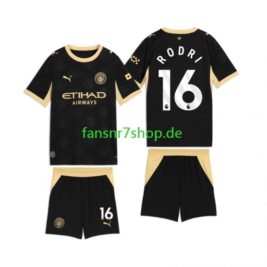 Manchester City fußball trikot Rodri 16 Kinder Auswärts 2026-2027 Kurzarm