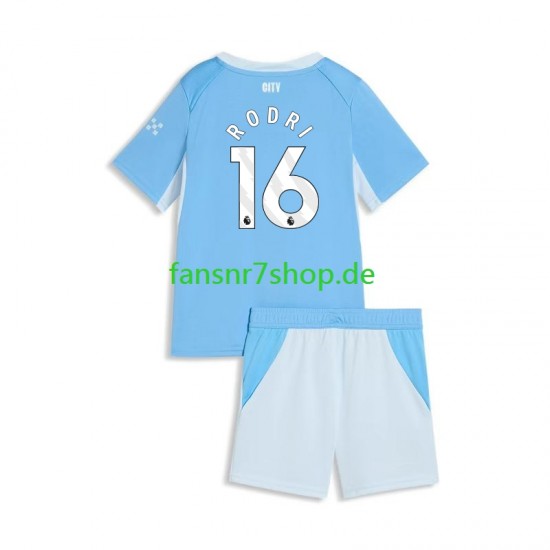 Manchester City fußball trikot Rodri 16 Kinder Heim 2026-2027 Kurzarm Manchester City fußball trikot Rodri 16 Kinder Heim 2026-2027 Kurzarm