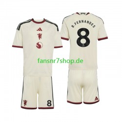Manchester United fußball trikot Bruno Fernandes 8 Kinder Ausweich 2026-2027 Kurzarm