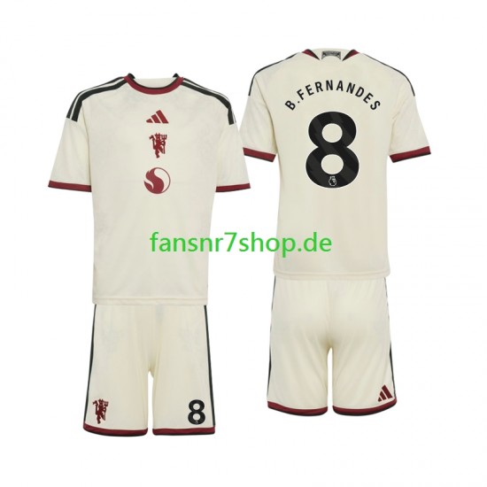 Manchester United fußball trikot Bruno Fernandes 8 Kinder Ausweich 2026-2027 Kurzarm