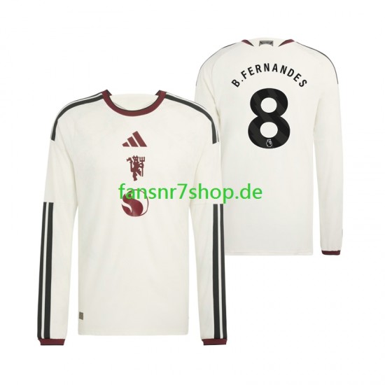 Manchester United fußball trikot Bruno Fernandes 8 Herren Ausweich 2026-2027 Langarm