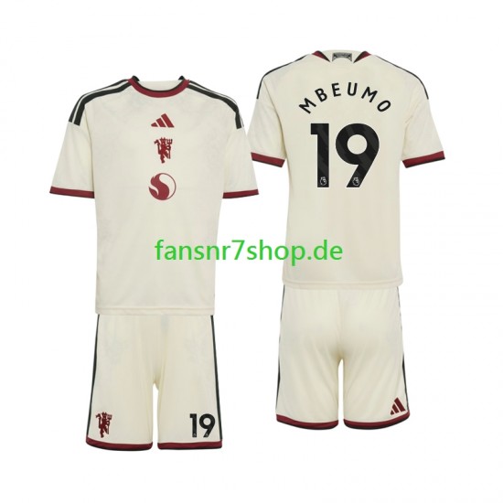 Manchester United fußball trikot Bryan Mbeumo 19 Kinder Ausweich 2026-2027 Kurzarm