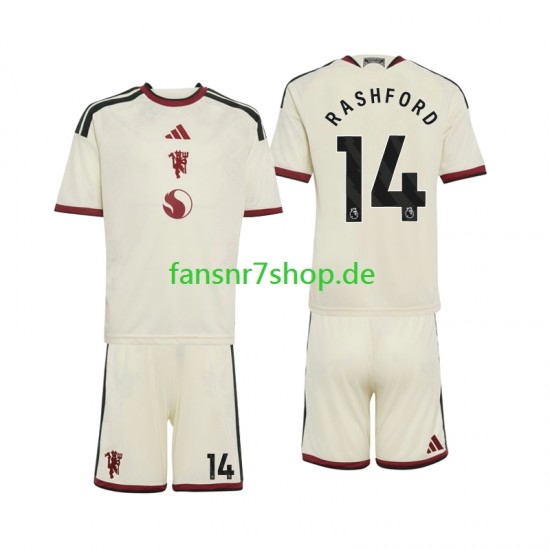 Manchester United fußball trikot Marcus Rashford 14 Kinder Ausweich 2026-2027 Kurzarm