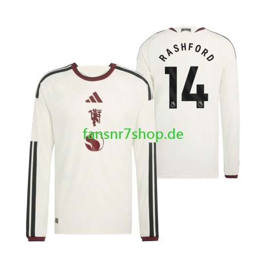 Manchester United fußball trikot Marcus Rashford 14 Herren Ausweich 2026-2027 Langarm