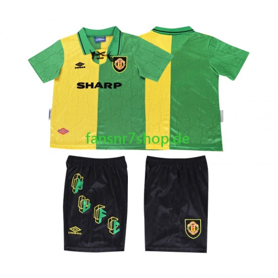 Manchester United fußball trikot 1992 Kinder Ausweich Retro 1994 Kurzarm