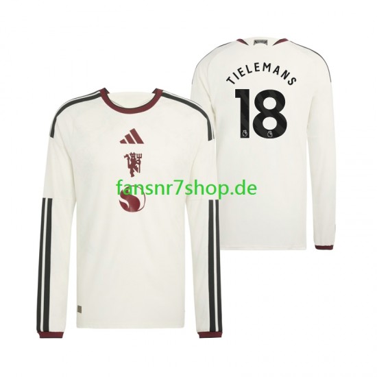 Manchester United fußball trikot Youri Tielemans 18 Herren Ausweich 2026-2027 Langarm