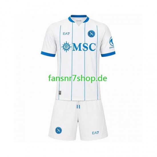 SSC Neaples fußball trikot Kinder Auswärts 2026-2027 Kurzarm
