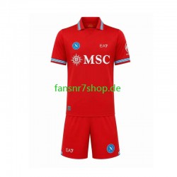 SSC Neaples fußball trikot Kinder Ausweich 2026-2027 Kurzarm