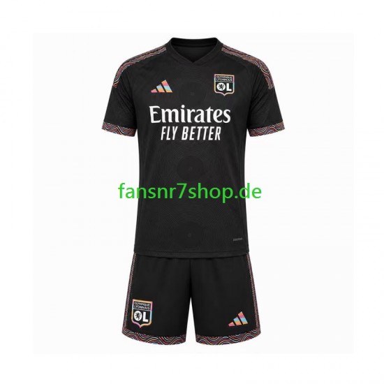 Olympique Lyon fußball trikot Kinder Ausweich 2026-2027 Kurzarm