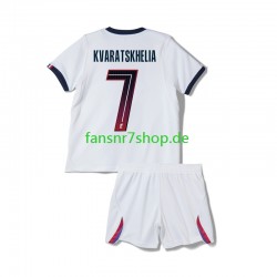 Paris Saint-Germain fußball trikot Khvicha Kvaratskhelia 7 Kinder Auswärts 2026-2027 Kurzarm