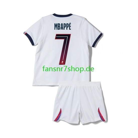Paris Saint-Germain fußball trikot Mbappé Kylian 7 Kinder Auswärts 2026-2027 Kurzarm