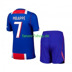 Paris Saint-Germain fußball trikot Mbappé Kylian 7 Kinder Heim 2026-2027 Kurzarm