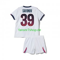 Paris Saint-Germain fußball trikot Matvey Safonov 39 Kinder Auswärts 2026-2027 Kurzarm