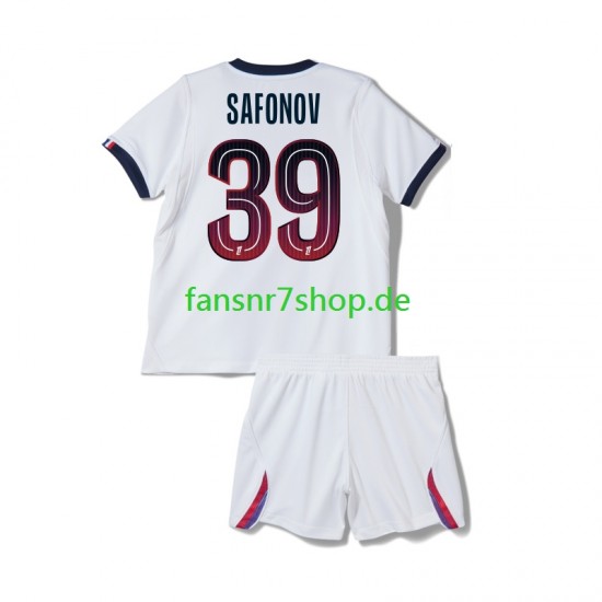 Paris Saint-Germain fußball trikot Matvey Safonov 39 Kinder Auswärts 2026-2027 Kurzarm