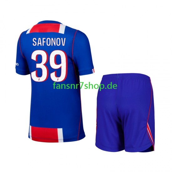 Paris Saint-Germain fußball trikot Matvey Safonov 39 Kinder Heim 2026-2027 Kurzarm