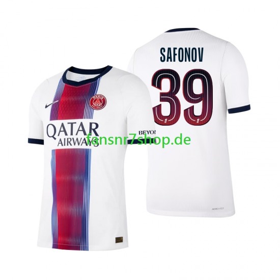 Paris Saint-Germain fußball trikot Matvey Safonov 39 Herren Auswärts 2026-2027 Kurzarm