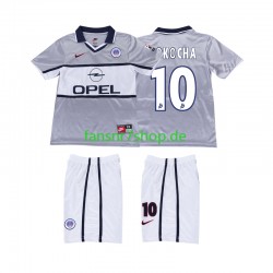 Paris Saint-Germain fußball trikot OKOCHA 10 2000 2001 Kinder Auswärts Retro Kurzarm