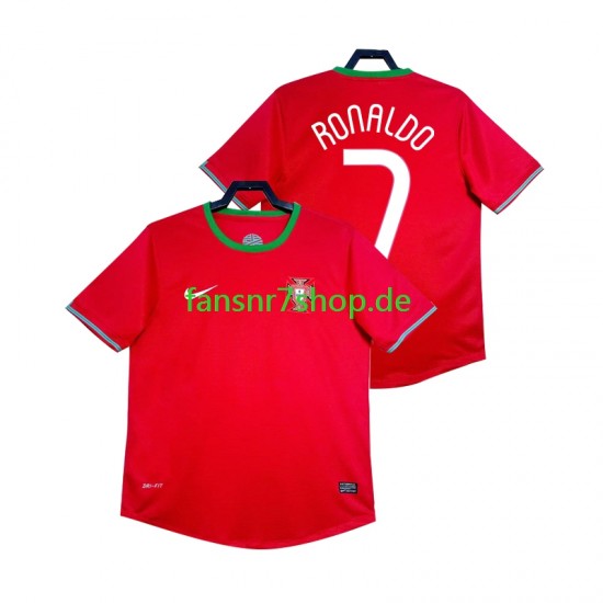 Portugal fußball trikot Cristiano Ronaldo 7 2012 Herren Heim Retro Kurzarm