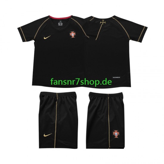 Portugal fußball trikot Kinder Auswärts Retro 2006 Kurzarm