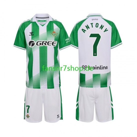Real Betis fußball trikot Anthoy 7 Kinder Heim 2026-2027 Kurzarm