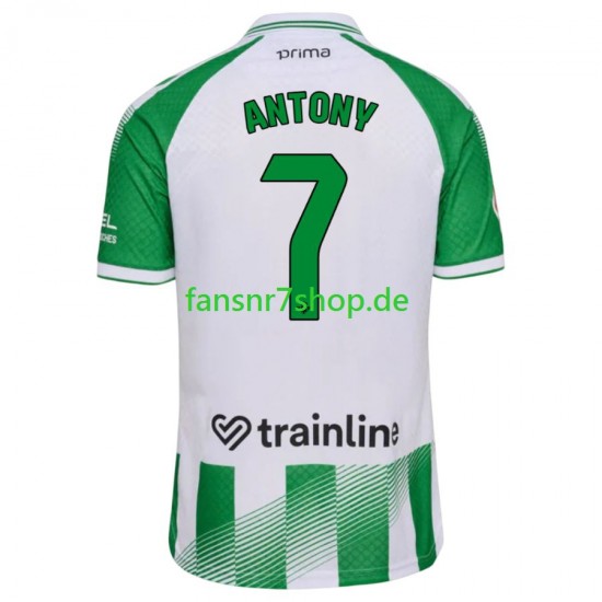 Real Betis fußball trikot Antony 7 Herren Heim 2026-2027 Kurzarm