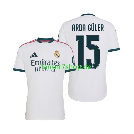 Real Madrid fußball trikot Arda Guler 15 Herren Heim 2026-2027 Kurzarm