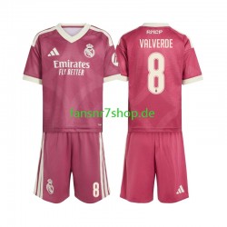 Real Madrid fußball trikot Federico Valverde 8 Kinder Ausweich 2026-2027 Kurzarm
