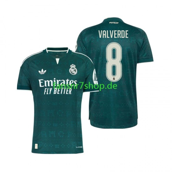 Real Madrid fußball trikot Federico Valverde 8 Herren Auswärts 2026-2027 Kurzarm