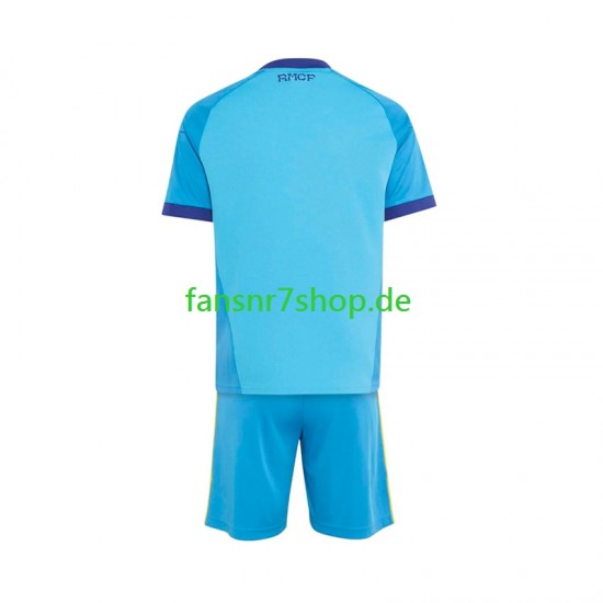 Real Madrid fußball trikot Torhüter Kinder Auswärts 2026-2027 Kurzarm