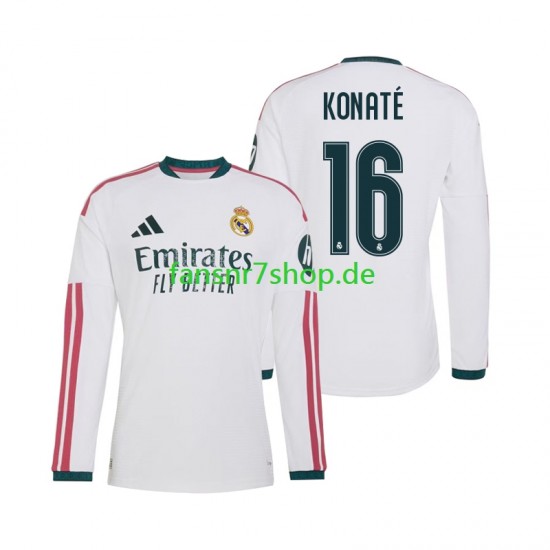 Real Madrid fußball trikot Ibrahima Konate 16 Herren Heim 2026-2027 Langarm