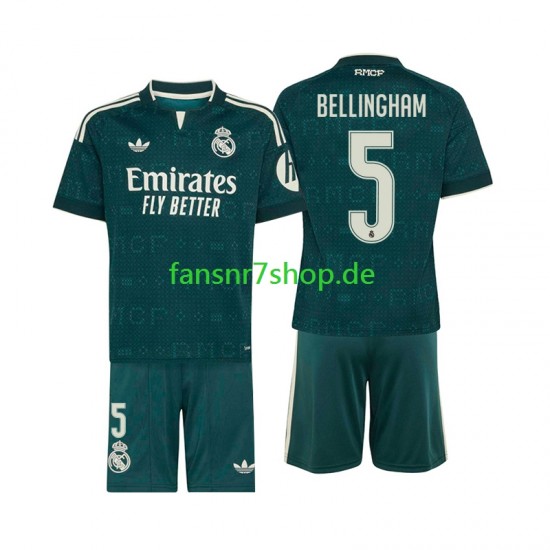 Real Madrid fußball trikot Jude Bellingham 5 Kinder Auswärts 2026-2027 Kurzarm
