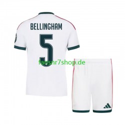 Real Madrid fußball trikot Jude Bellingham 5 Kinder Heim 2026-2027 Kurzarm
