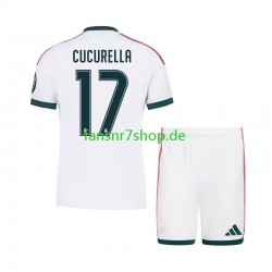 Real Madrid fußball trikot Marc Cucurella 17 Kinder Heim 2026-2027 Kurzarm