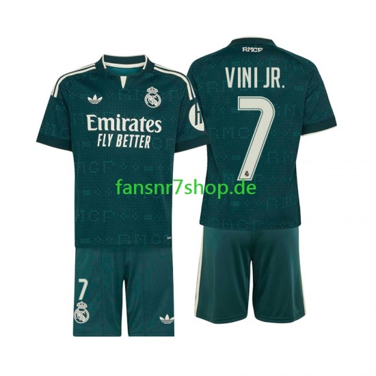 Real Madrid fußball trikot Vinicius Junior 7 Kinder Auswärts 2026-2027 Kurzarm