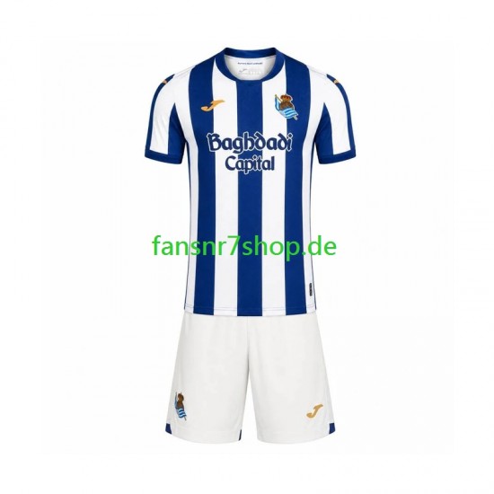 Real Sociedad fußball trikot Kinder Heim 2026-2027 Kurzarm